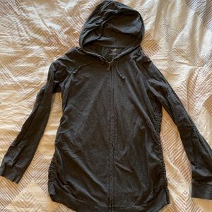 Motherhood maternity size L hooded zip up